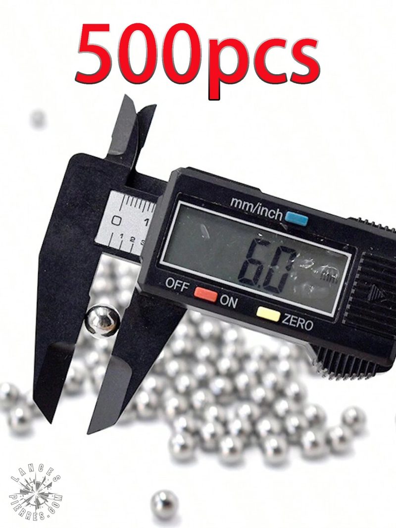 Billes d'acier 6mm, qualité pour bricolage et loisirs