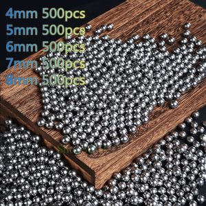 Billes acier 4-8mm, lot de 500 pièces