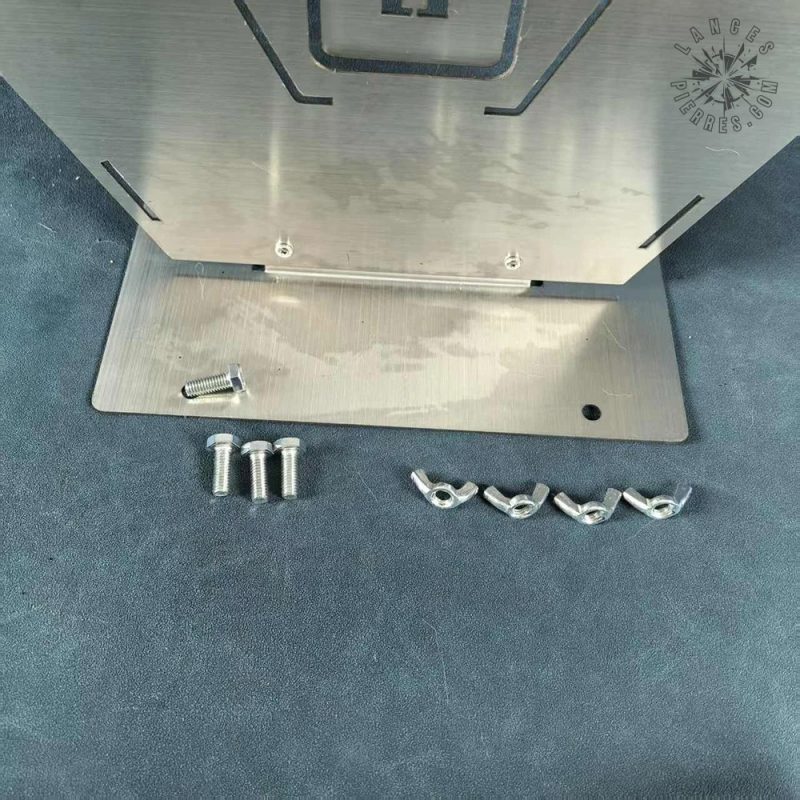 Cible IDPA en acier inoxydable, idéale pour le tir