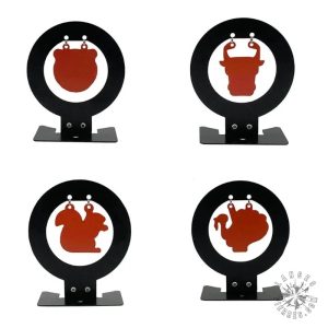 Cibles métalliques rabattables pour tir sportif