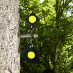 Cibles de tir rotatives, double tête, pour entraînement