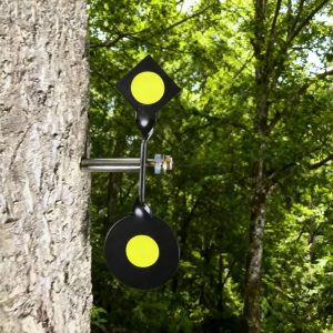 Cibles de tir rotatives, double tête, pour entraînement