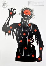Cibles en papier 45x32 cm, silhouette pour tir