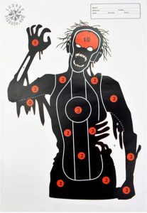 Cibles en papier 45x32 cm, silhouette pour tir