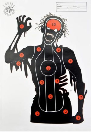 Cibles en papier 45x32 cm, silhouette pour tir