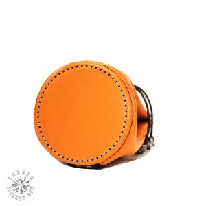 Étui élégant pour billes en cuir