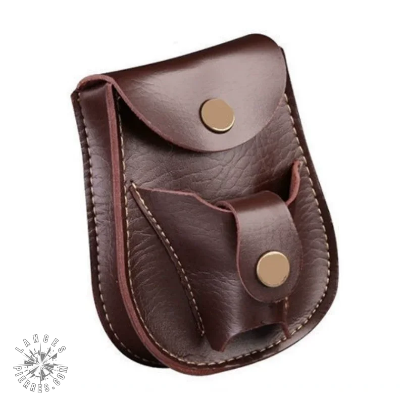Étui de rangement magnétique en cuir pour billes