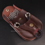 Étui de rangement pour billes en cuir magnétique