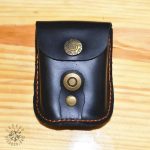 Étui en cuir compact pour balles d'acier
