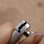 Lance-pierre à doigt en acier inoxydable