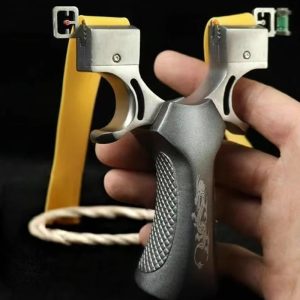 Lance-pierre acier inoxydable, précision améliorée
