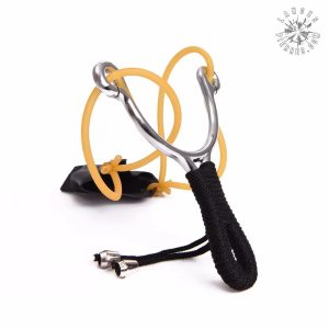 Accessoire de pêche : lance-pierre en acier durable