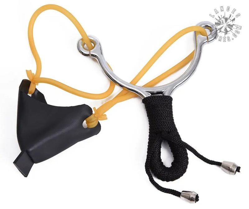 Accessoire de pêche : lance-pierre solide en acier