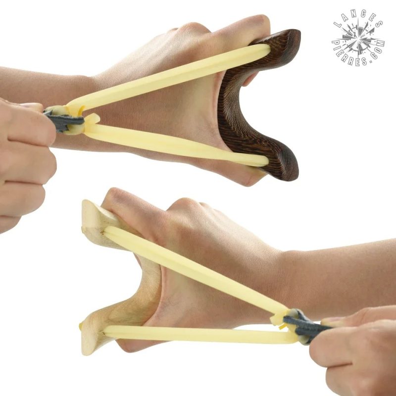 Lance-pierre en bois, outil de jeu traditionnel