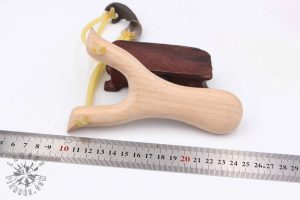 Accessoire de jeu lance-pierre en bois
