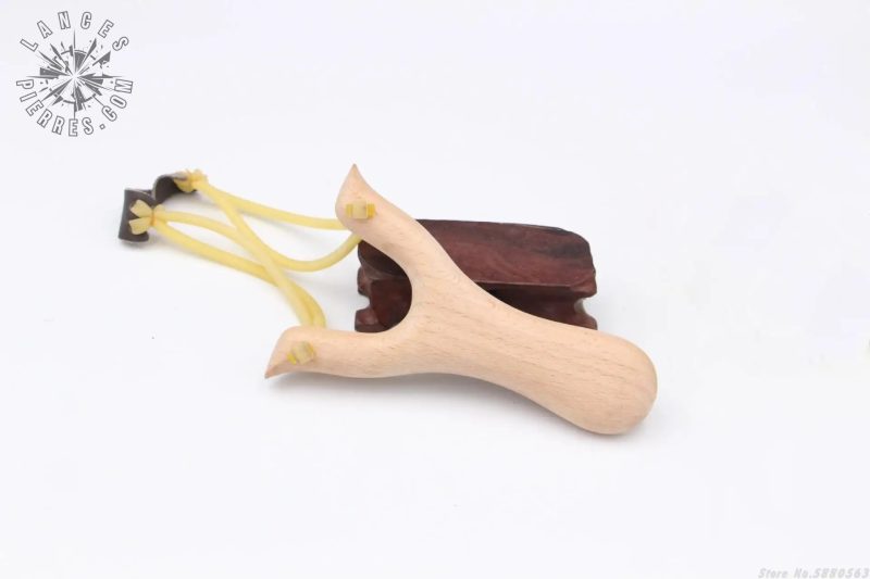 Lance-pierre en bois pour enfants, jeu créatif