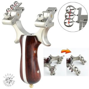 Lance-pierre mobile en acier inoxydable 304