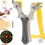 Lance-pierre robuste avec viseur optique en acier inoxydable