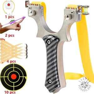Lance-pierre robuste avec viseur optique en acier inoxydable
