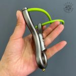 Lance-pierre en acier inoxydable robuste
