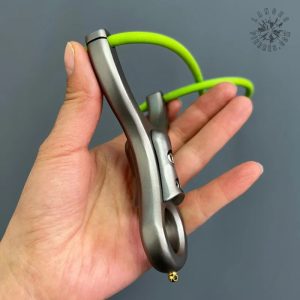 Lance-pierre en acier inoxydable robuste
