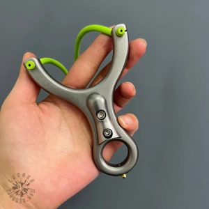 Lance-pierre acier inox pour tir précis