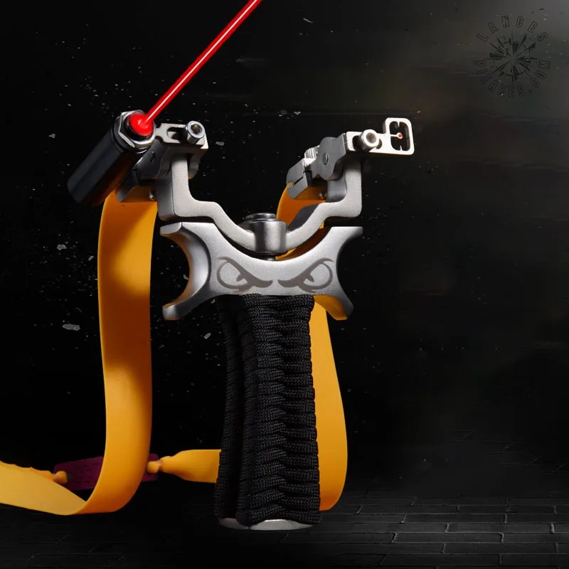 Lance-pierre rotatif en acier inoxydable