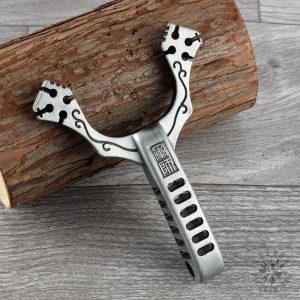Lance-pierre en acier, design traditionnel