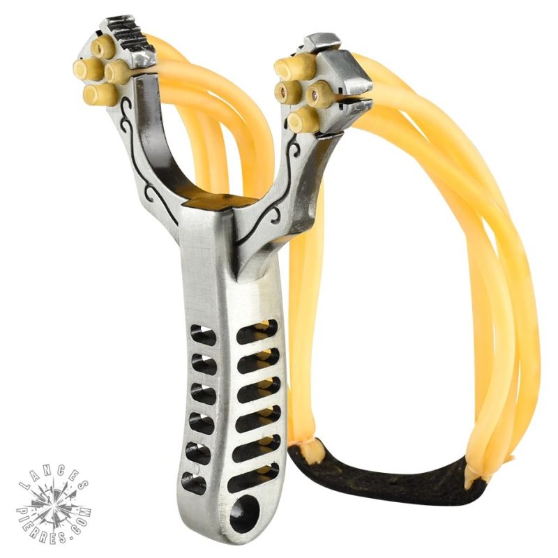 Accessoire de tir : lance-pierre en acier