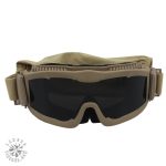 Accessoires tactiques : lunettes avec lentilles adaptables